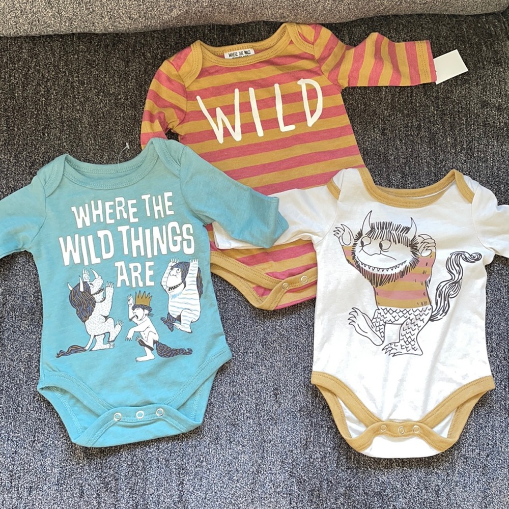 “Where the Wild Things Are” baby 0-3month onepiece